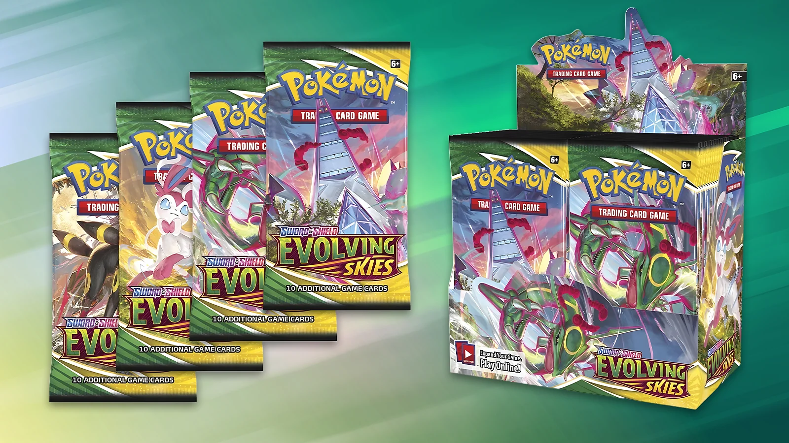 Pokémon TCG: Evolving Skies set - Booster box and booster packs