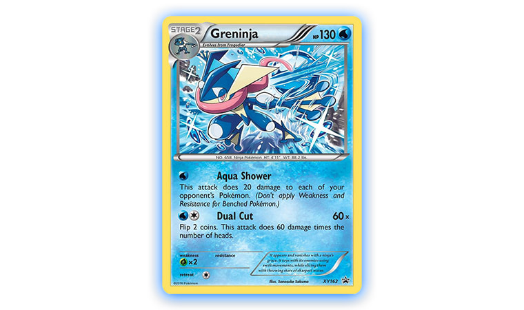 Greninja stage 2 pokemon card