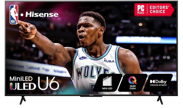 Hisense 55-Inch Class U6 Series - Best Budget TV for Xbox Series X