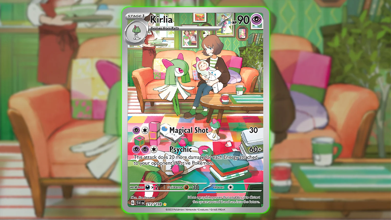 Scarlet and Violet Base Set card - Kirlia