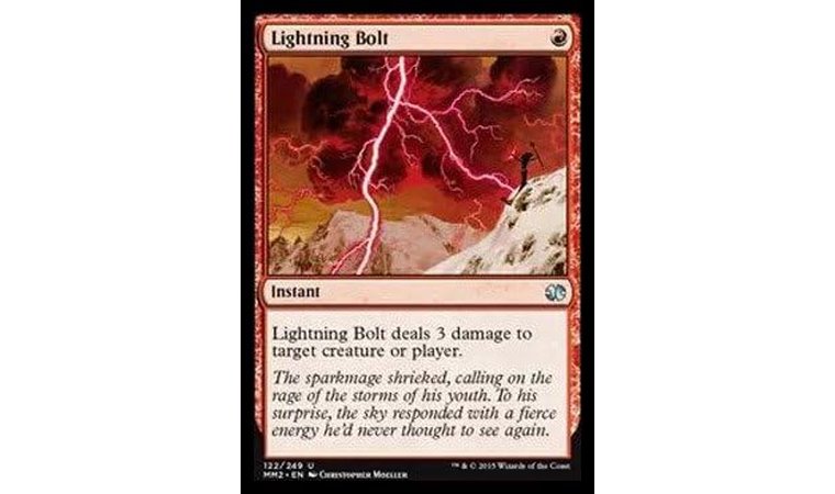 Lightning Bolt card