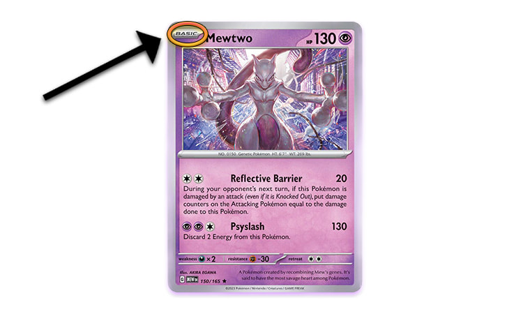 Mewtwo, basic pokemon card