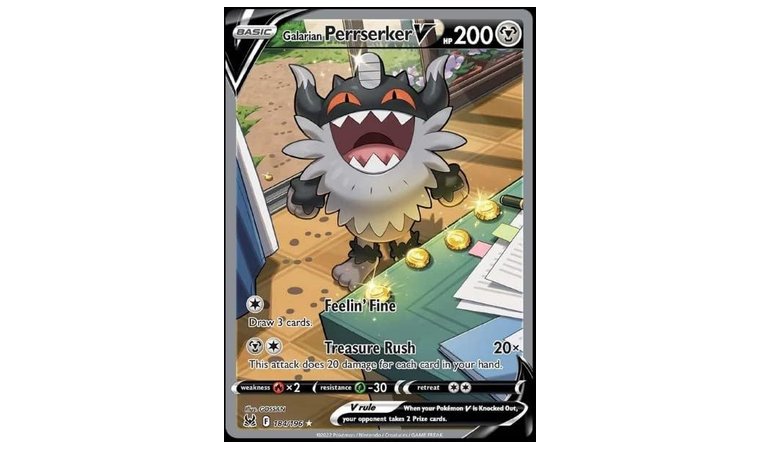 Galarian Perrserker V - Alternate Art