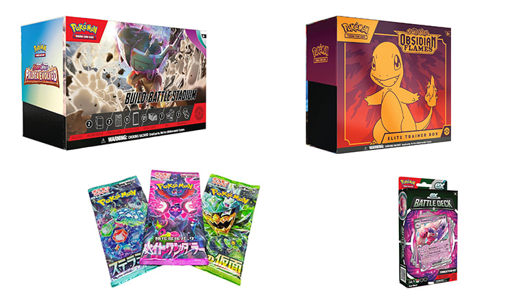 Various Pokemon TCG sealed products