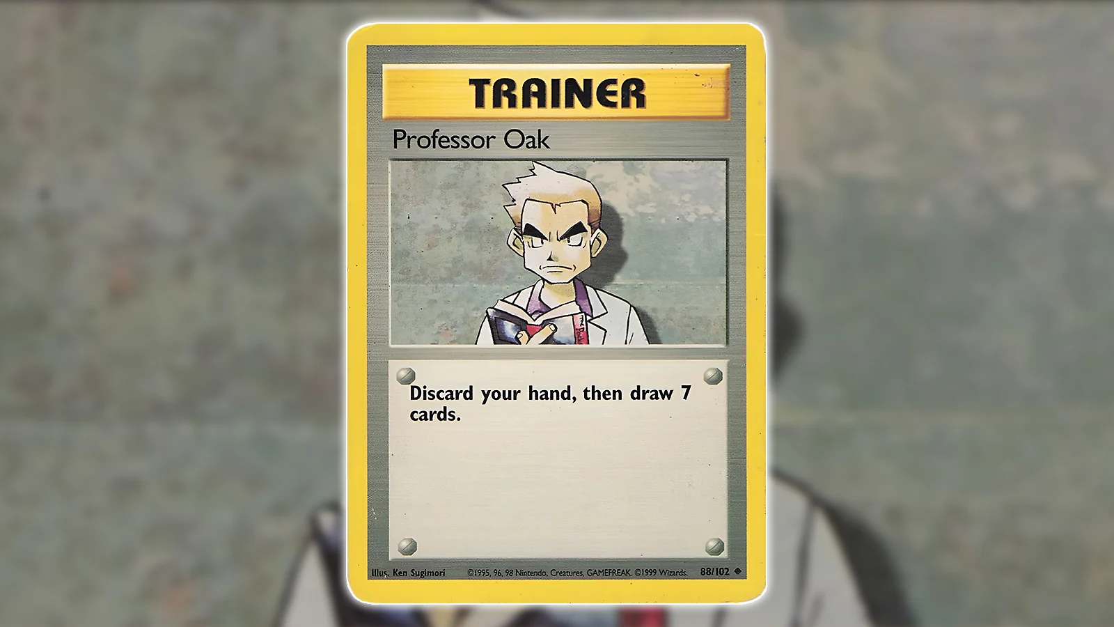 Pokémon TCG: Base Set - Professor Oak Trainer card