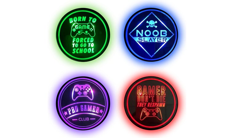 Rechargeable RGB Gaming Coasters