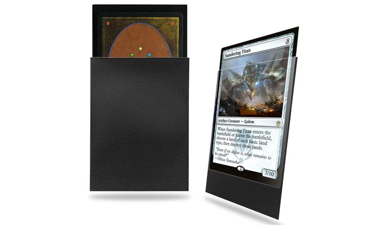 Fabmaker Matte Black MTG Sleeves - Best Matte Finish MTG Sleeves