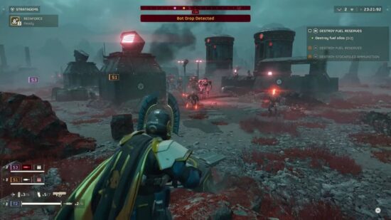 Best PvE Games 2026 Top Picks For Immersive Experiences Helldivers 2 On A Mission To Destroy Fuel Silos 550x309 