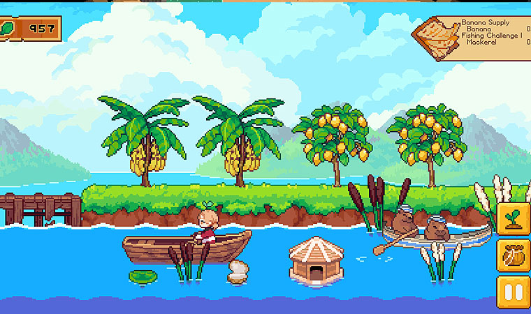 Luna’s Fishing Garden