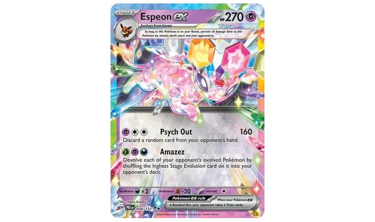 Espeon ex Tera - Prismatic Evolutions