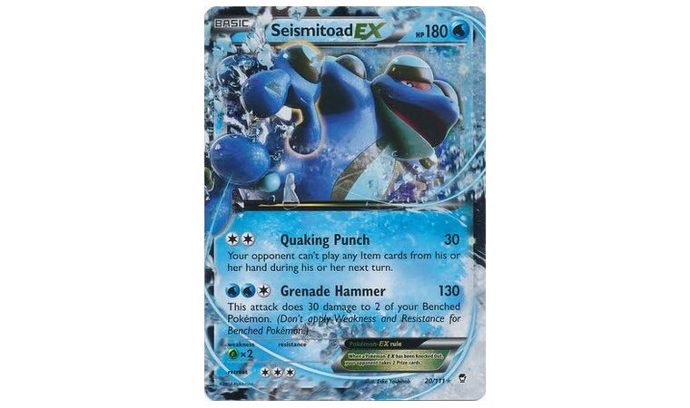 Seismitoad EX - Furious Fists