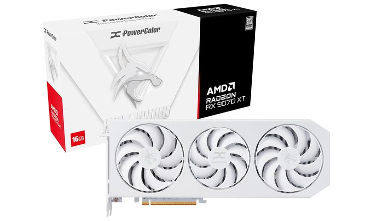 PowerColor Hellhound RX 9070 XT GDDR6 - Best Aesthetic High-End AMD GPU