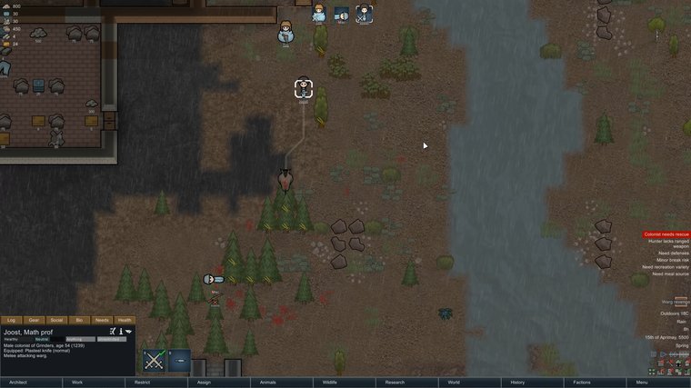 RimWorld - Best for Colony Management and Emergent Storytelling