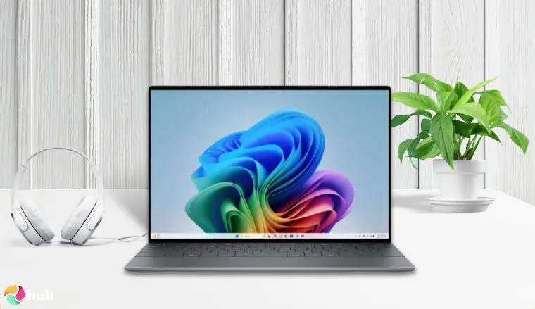 Dell XPS 13 9345 Laptop on a white office desk in a bright workspace for a review