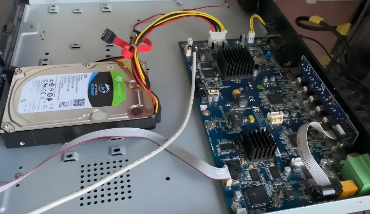 Seagate SkyHawk 4TB installing detail