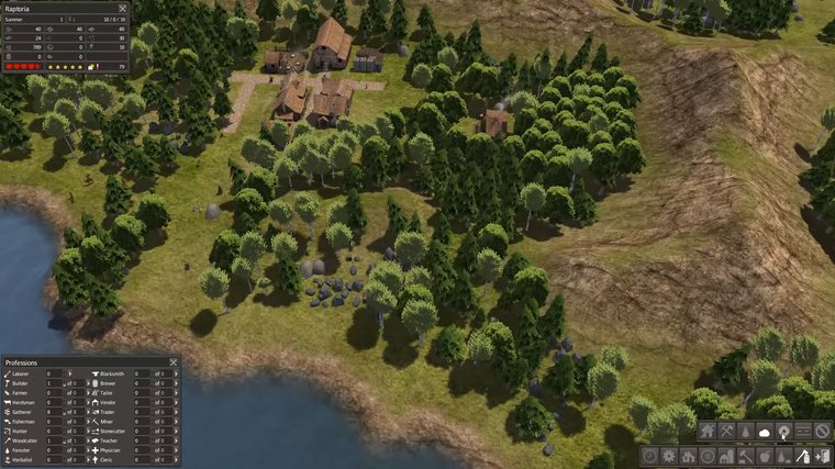 Banished - Best RimWorld-Like Game for Pure Village-Building and Peaceful Hardship