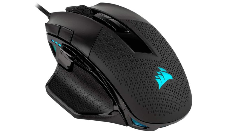 CORSAIR Nightsword RGB - Best Gaming Mouse for Big Hands - Customize Your Grip, Command Your Game