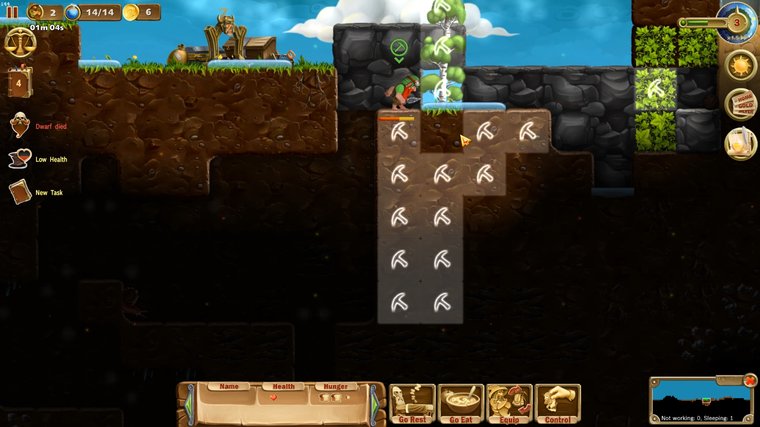 Craft the World - Best Minecraft-Like Game for Dwarven Colony Management in a 2D Sandbox