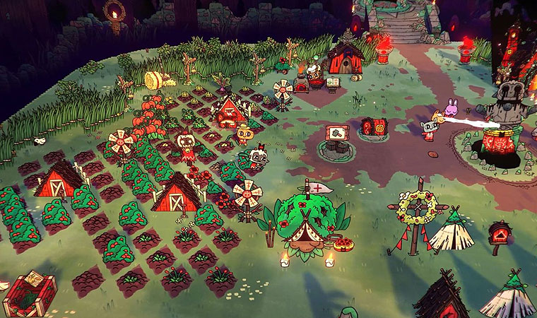 Cult of the Lamb - Best Roguelite Game for Building and Battling as a Cute Cult Leader