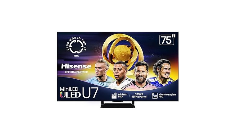 Hisense Class U7 Mini-LED ULED 4K UHD Smart TV - Best Hisense TV for Gaming