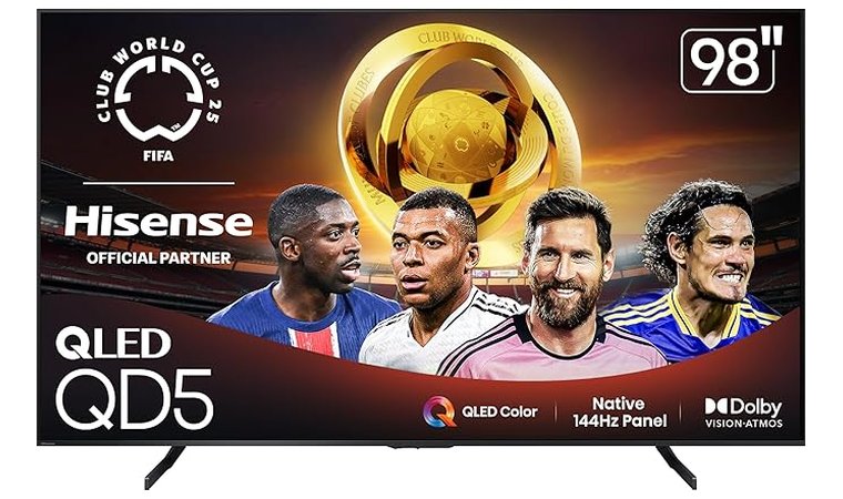 Hisense Class QD5 Series QLED 4K UHD Smart Google TV - Best Hisense TV for Display & Picture Quality