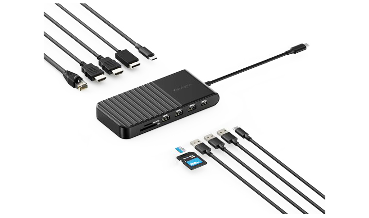 Kensington UH1510P USB C Hub 11-in-1 - Best USB-C Dock for Business Laptops