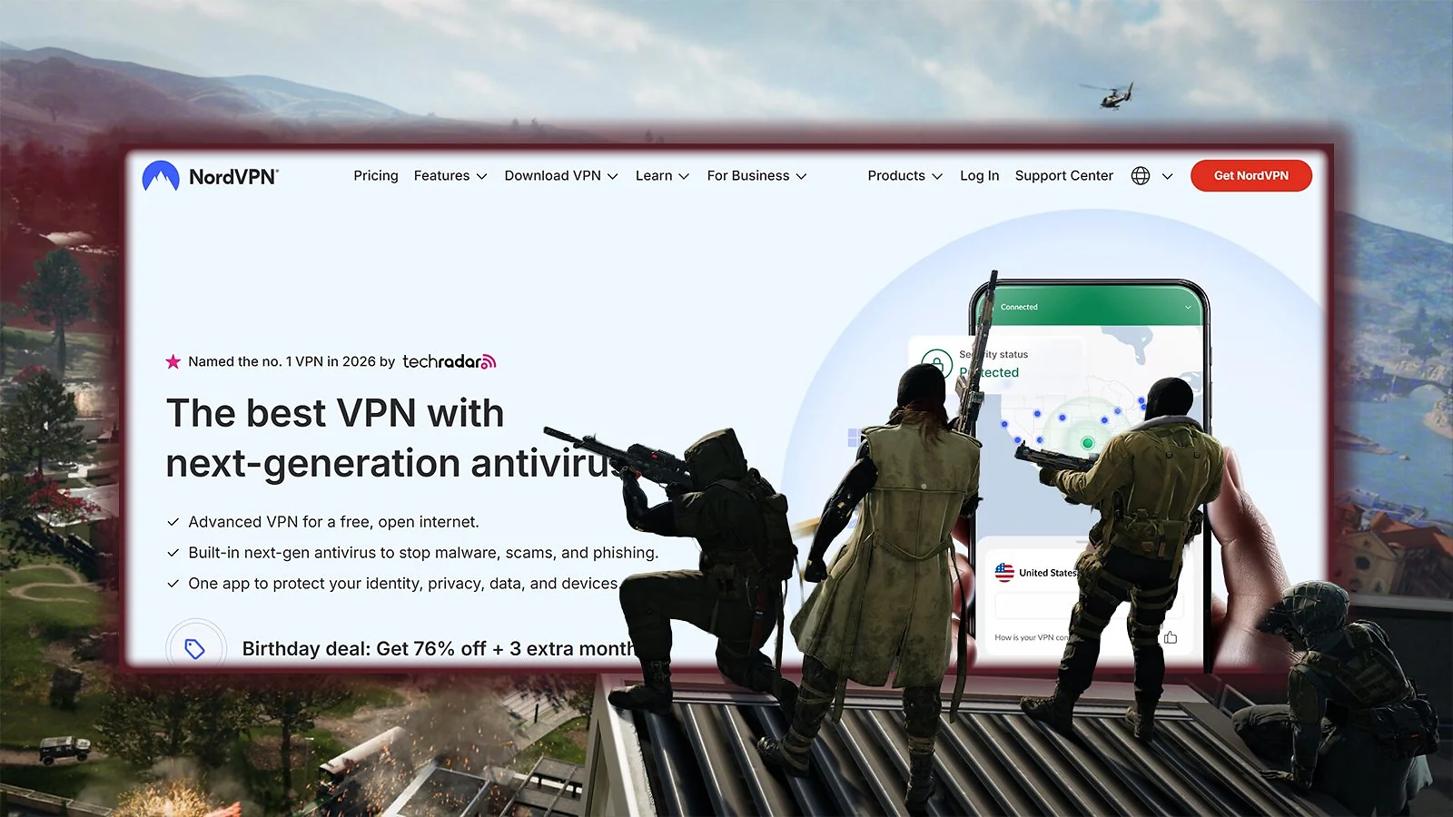 NordVPN - Overall Best VPN for Warzone