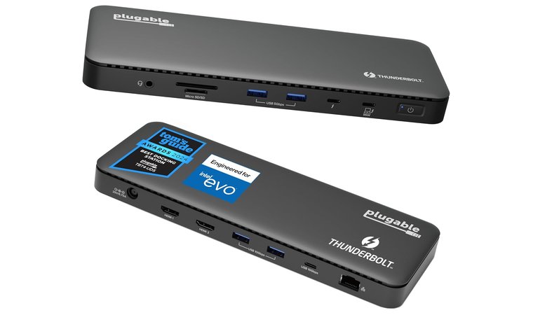 Plugable Thunderbolt 4 Dock - Best Driverless USB-C Dual Monitor Dock
