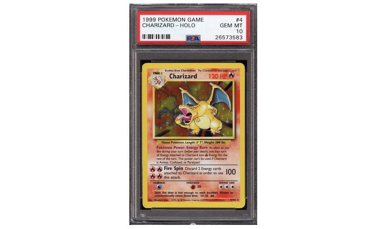 Base Set Charizard – 1st Edition Shadowless PSA 10