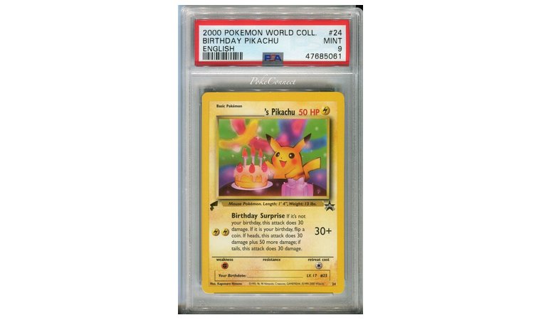 2002 No. 2 World Championships Trainer Pokémon Center NY Birthday Pikachu (2000–2002)