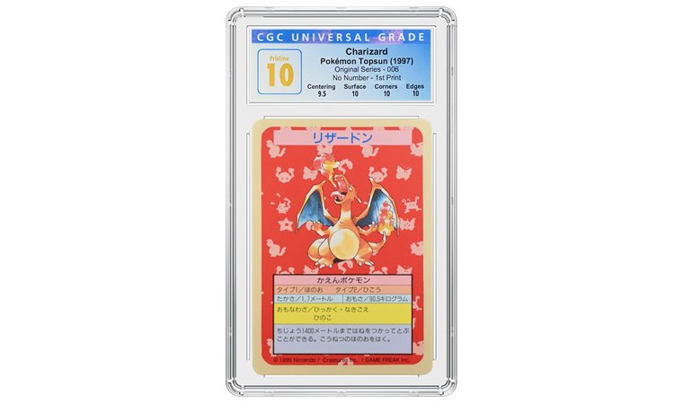 Charizard Topsun Blue Back (1997)