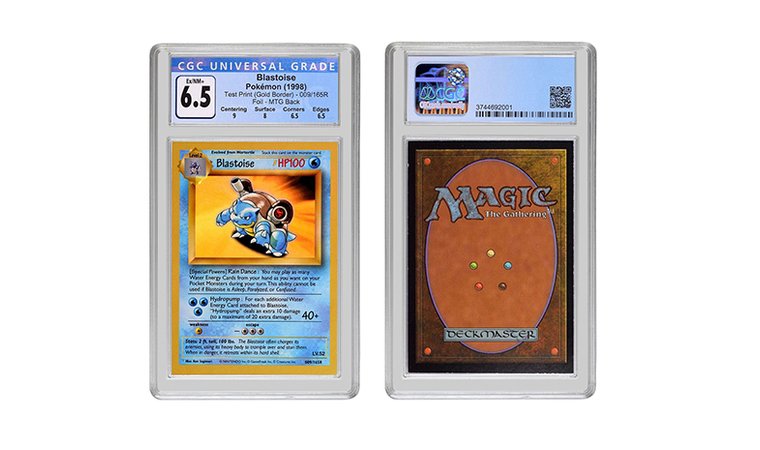 Test Print Blastoise Gold Border (1998) (aka Error Prototype)