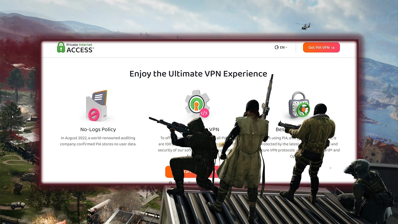 Private Internet Access - Massive Server Network for Warzone