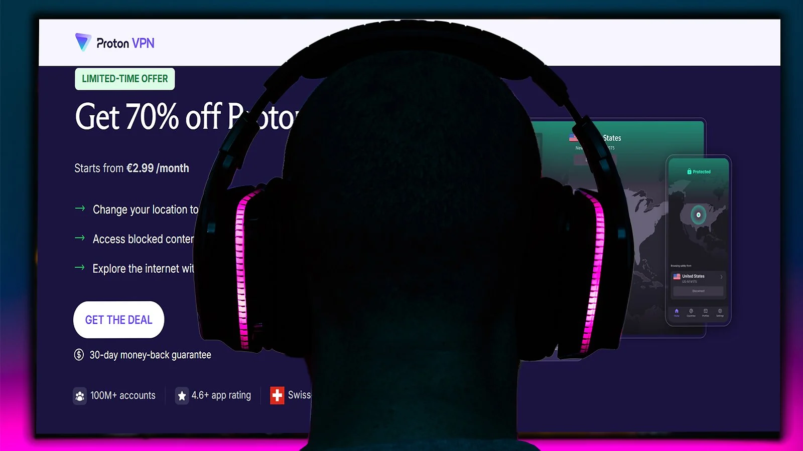 Proton VPN - Privacy-Focused VPN with Accelerated Gaming Speeds