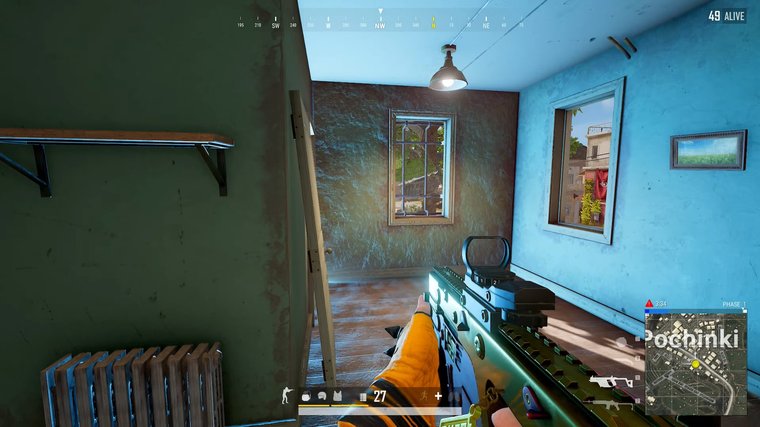 PUBG - a bomb was thrown into a small closet