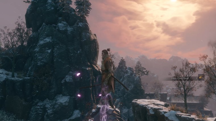 Sekiro: Shadows Die Twice - overlooking a beautiful scenery