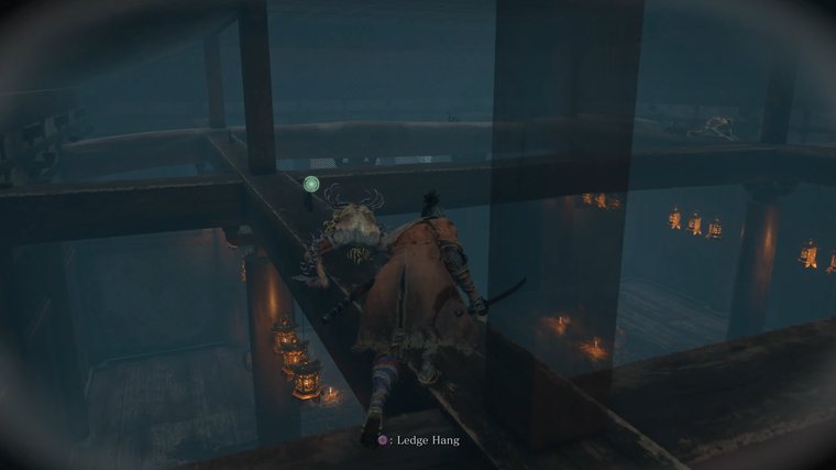 Sekiro: Shadows Die Twice - stealthily walking up to an enemy
