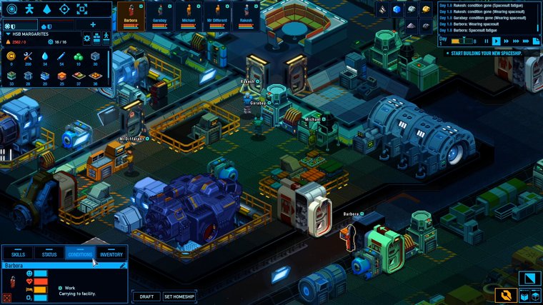 Space Haven - Best RimWorld-Like Game for Deep Space Survival and Crew Drama