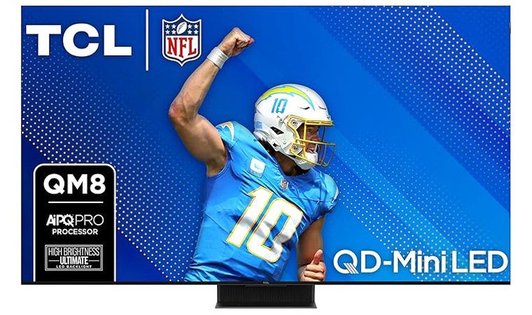 TCL QM85 QLED 4K Smart QD-Mini LED TV - Best TCL TV for Display & Picture Quality