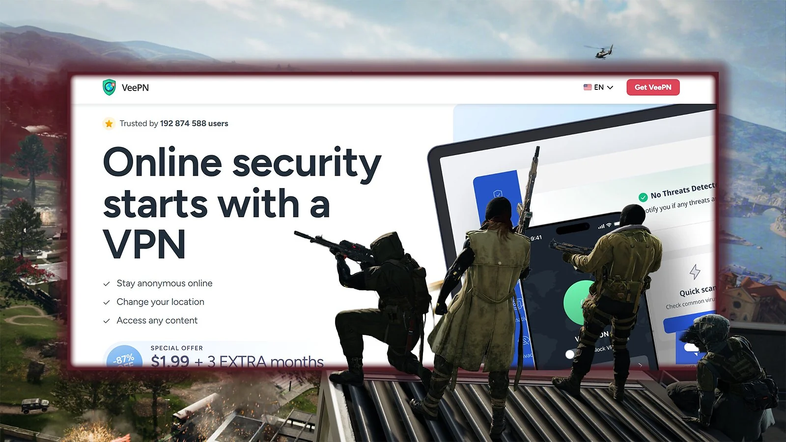 VeePN - Budget Warzone VPN That Gets the Job Done