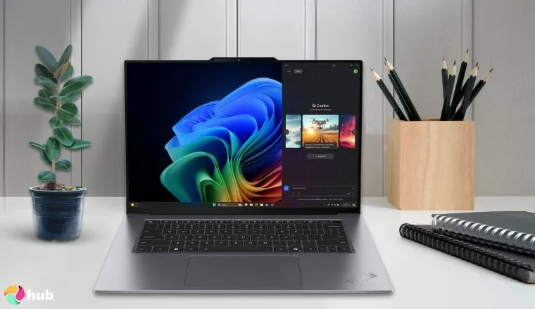 Lenovo ThinkPad X9 15 Gen 1 Laptop on a white office desk in close-up for a review