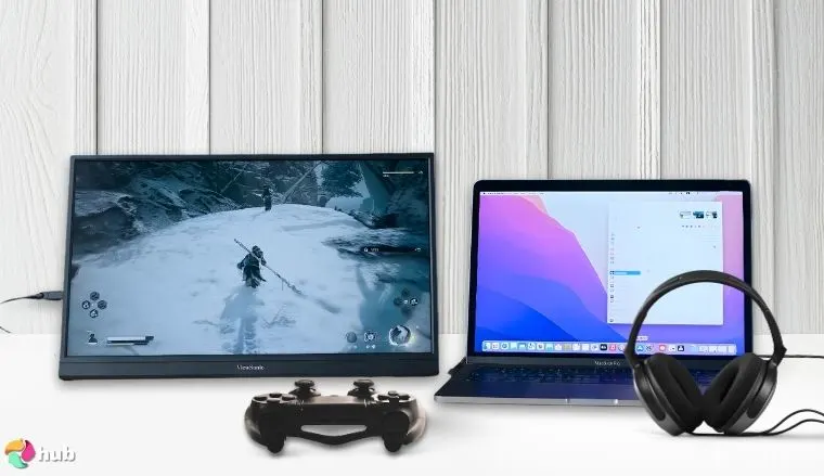 UPERFECT Portable Monitor 18.4" 4K 60Hz 10-Bit HDR IPS Gaming Monitor With VESA, 180° Adjustable Stand, Ultra-Slim & Lightweight Frameless Design, FreeSync, Portable Travel Second Monitor For Laptops - View #2