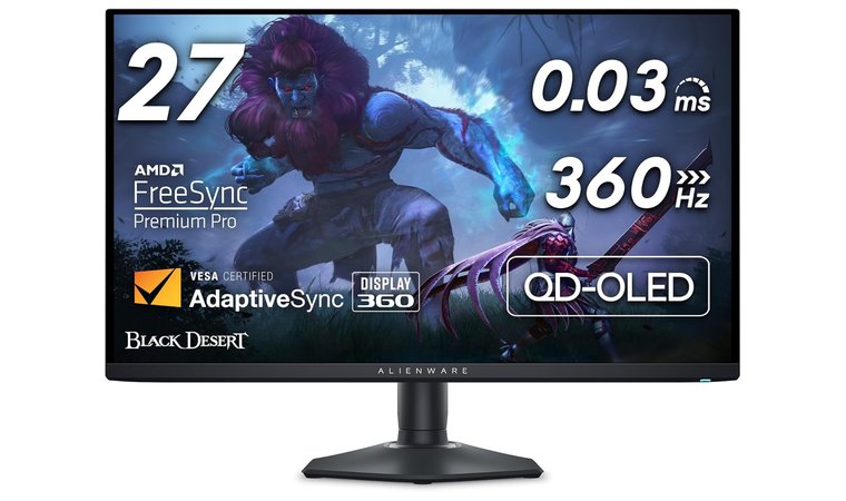 Alienware AW2725DF - Best OLED Gaming Monitor for Esports with 360Hz Refresh Rate