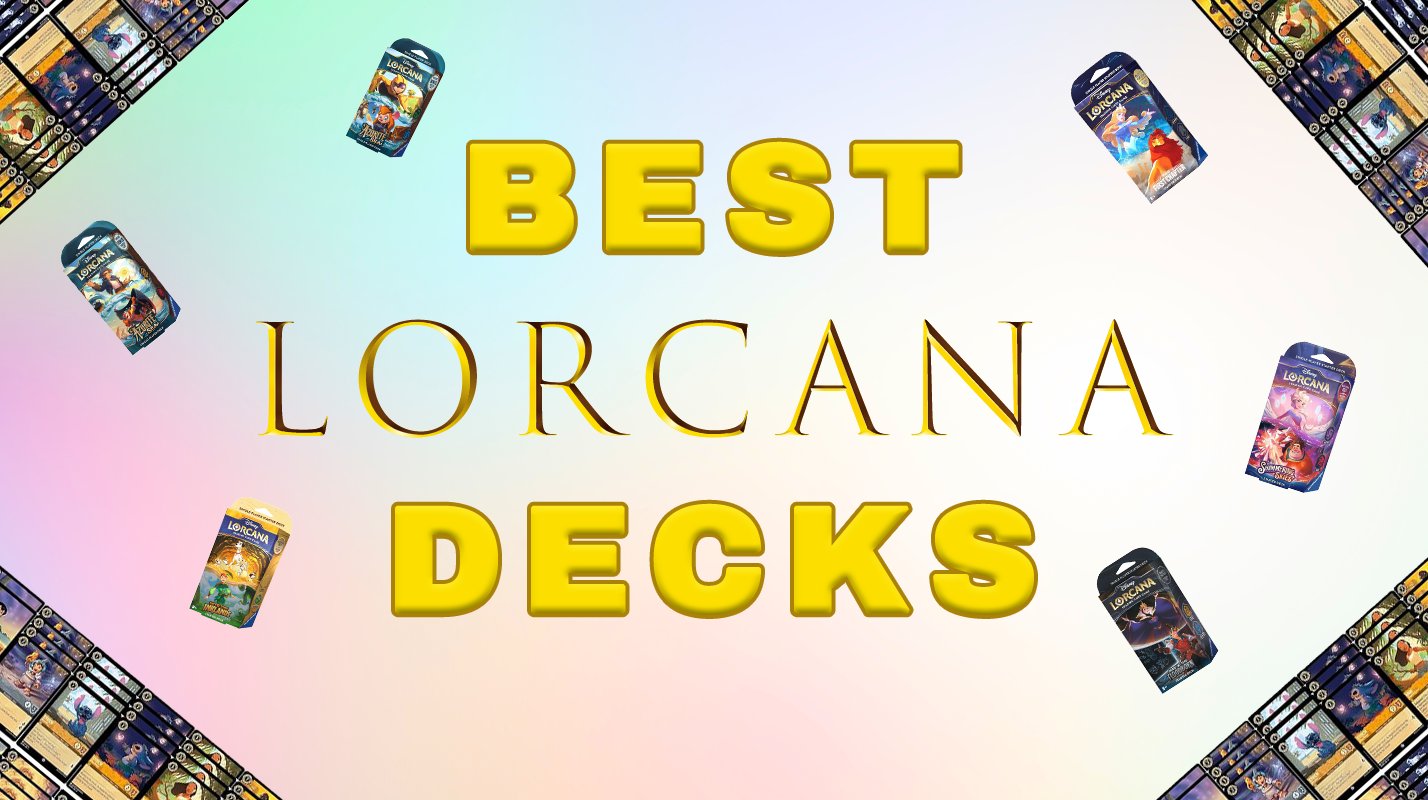 lorcana promo card list Lorcana TCG: Ursula's Return: Starter Decks: BOTH Sapphire & Steel (Anna &  Hercules) AND Amber & Amethyst (Mirabel & Bruno) (2 DECKS) : Buy Online at  Best Price in KSA