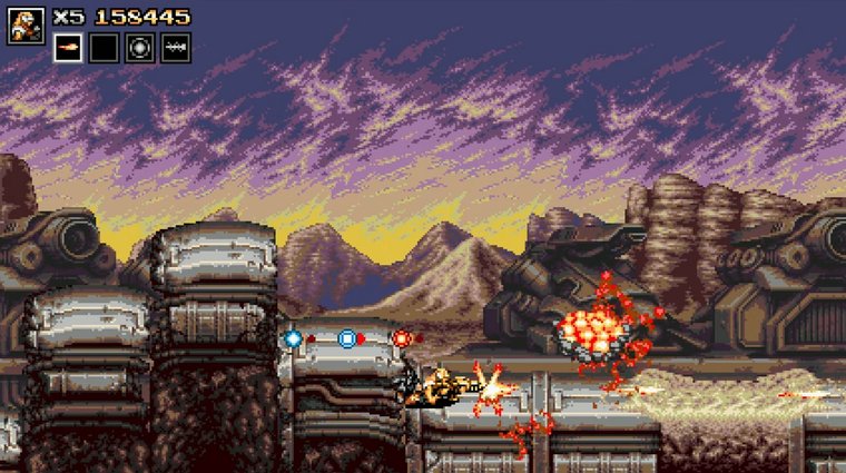 Blazing Chrome - Best Game Like Shinobi: Art of Vengeance for Bullet Hell Ninja Chaos