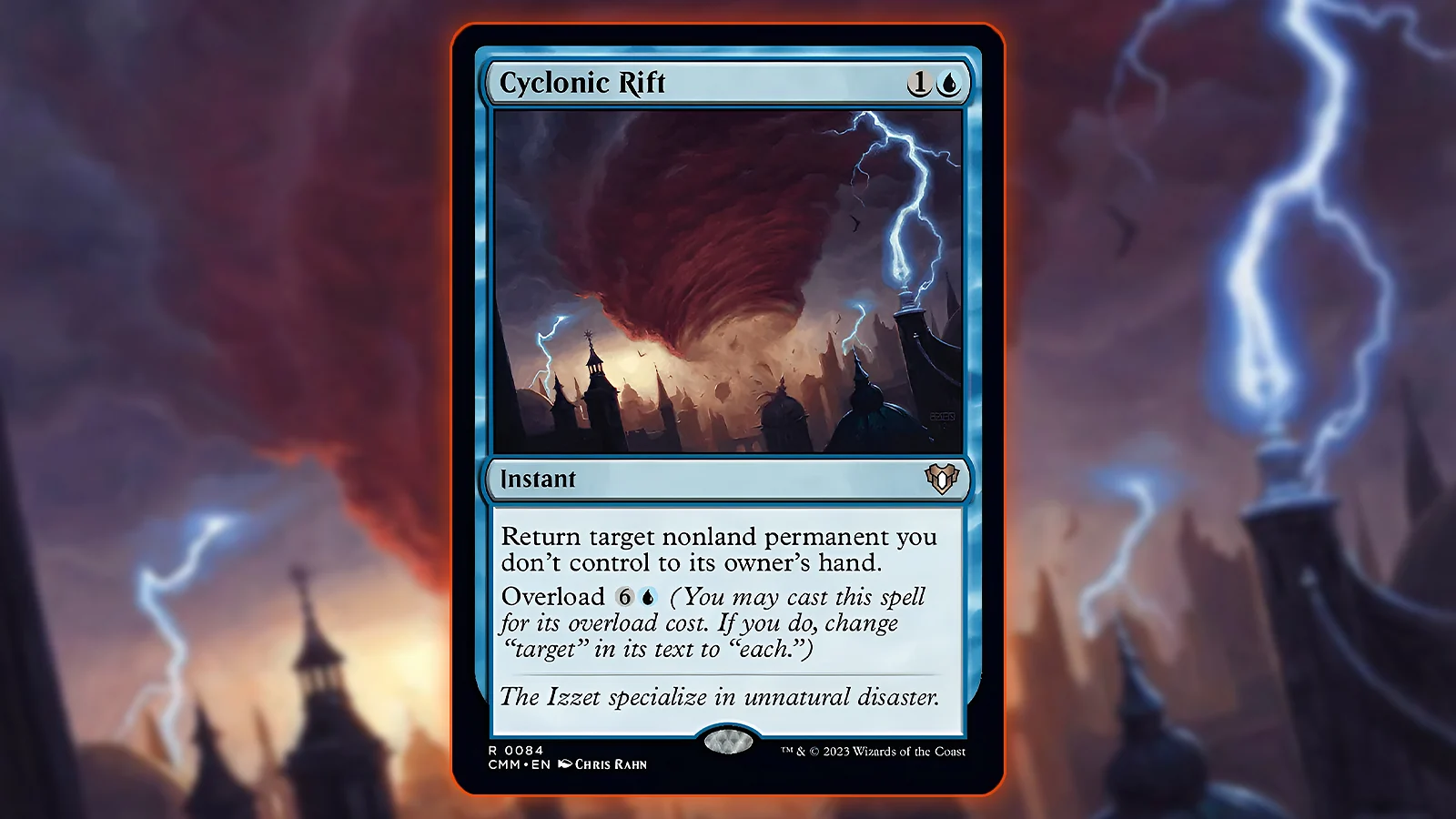 Cyclonic Rift card - Best Board-Wipe MTG Commander Staple