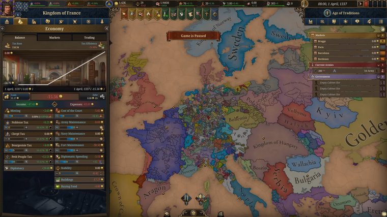 Europa Universalis V - Best Historical Grand Strategy Game