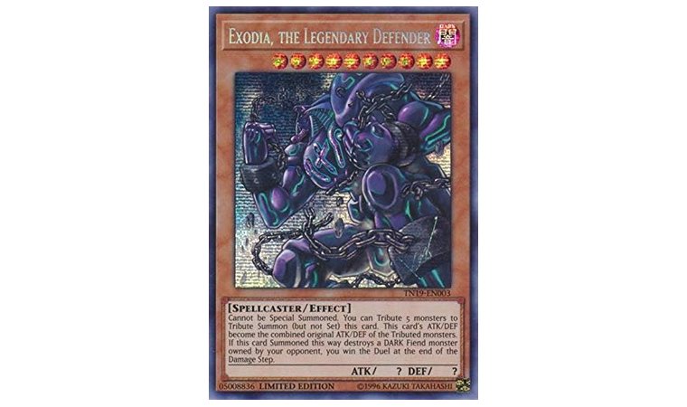 Exodia, the Legendary Defender - Must-Have Collection Card