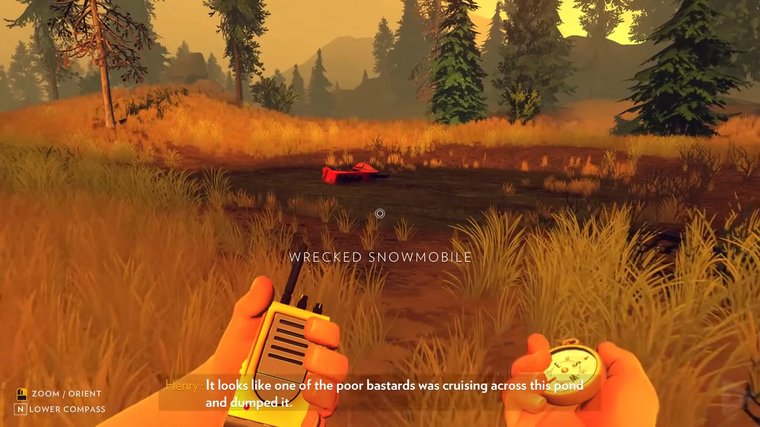 Firewatch - Best Narrative Wilderness Mystery