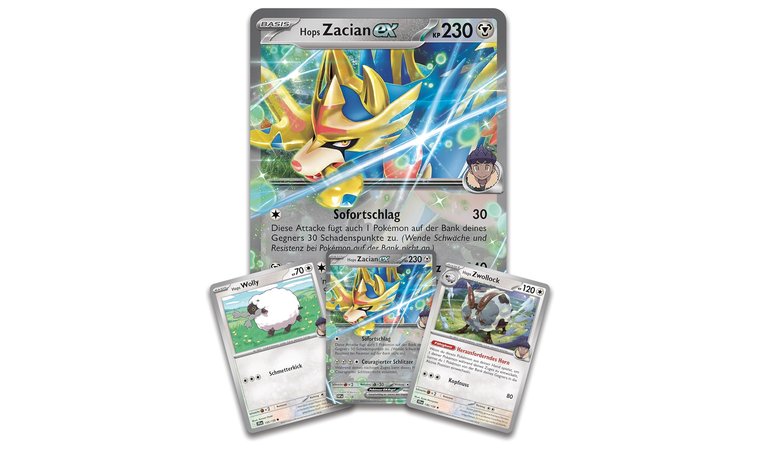 Hop's Zacian ex - Easily Spread Chip Damage Throughout a Team or Deliver a Powerful Single Blow
